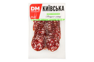 Ковбаса Київська с/к в/г нарізка 80г в/у Дніпровський МК