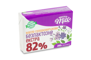 Масло солодковершкове безлактозне 82% Екстра Lyubar Milk м/у 200г