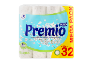 Папір туал.цел.3ш.Диво Premio Bianco32шт