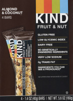 KIND Fruit & Nut Almond & Coconut - 4 PK