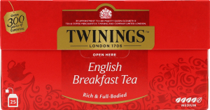 Чай English Breakfast чорний 25*2г Twinings