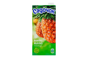 Нектар неосвітлений пастеризований Ананас-яблуко Садочок т/п 0.95л