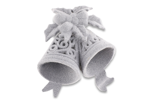 Підвіска Дзвіночки оксамит пластик 10х9см 1802-1