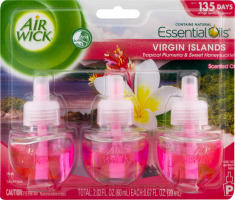 Air Wick Essential Oils Refills Virgin Islands - 3 CT