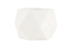 Свічник MBM My Home геометричний білий SK-36