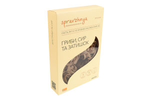 Паста с грибами и сыром Феттуччине Spravzhnya к/у 250г