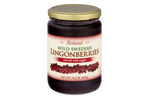 Roland Wild Swedish Lingonberries Stirred With Sugar