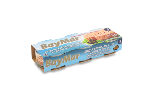 Тунец кусками в подсолнечном масле BayMar к/у 3х80г