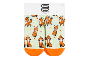 Шкарпетки жін Premier socks Звірята+смужки р.23-25