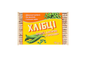 Хлебцы хрустящие диетические Гороховые ТОВ ВП Лавка Здоров'я м/у 70г