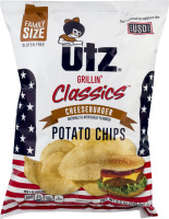 Utz Grillin' Classics Potato Chips Cheeseburger
