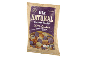 Utz Natural Gourmet Medley Kettle Cookde Potato Chips