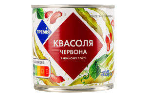 Квасоля червона в ніжному соусі ТМ«Премія» 420г