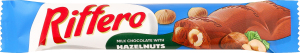 Шоколад молочний з лісовим горіхом 35г Riffero