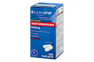 CareOne Acetaminophen Pain Reliever/Fever Reducer - 100 CT