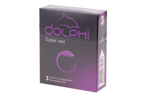 Презервативи Супер Вет 3шт Долфі