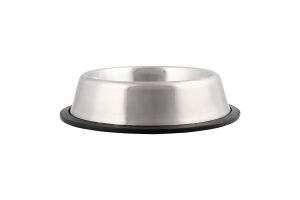 Миска для собак металева на гумовій основі 0.45л №24851 Trixie 1шт