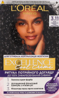 Крем-фарба для волосся стійка захисна Excellence Cool Creme №3.11 L'Oreal Paris 1шт