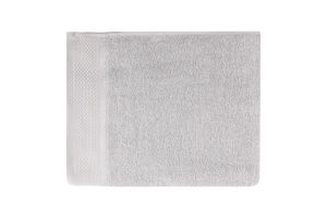 Рушник світло-сірий махровий 50*90см 360г/м2 Aisha