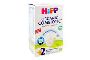 Смесь молочная сухая для детей от 6мес 2 Organic combiotic Hipp к/у 500г