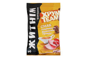 Сухарики с ржаной мукой Буженина и французская горчица ХрумTeam м/у 55г