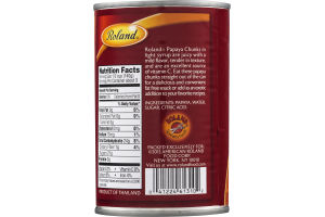 Roland Premium Papaya Chunks in Light Syrup