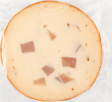 Сир плавлений Mlekpol копчений з шинкою 45%