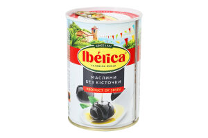 Маслини без кісточки Iberica з/б 420г