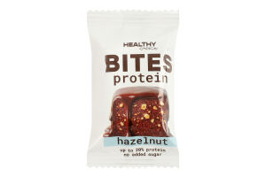 Цукерка в чорному шоколаді Hazelnut Protein bites Healthy Choice м/у 14.5г