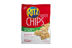 Nabisco Ritz Toasted Chips Sour Cream And Onion