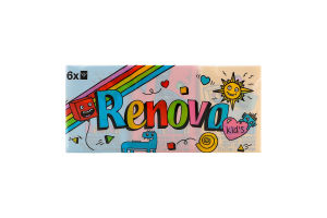 Хустинки носові Renova дитячі 4 шарові