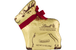 Lindt Milk Chocolate Gold Reindeer