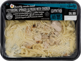 Ahold Fettuccine Spinach Alfredo with Chicken