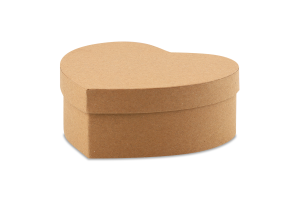 Коробка подарункова Серце крафтове 16*14*6см Parus Yang