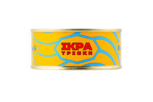 Ікра Тріски 80/90 г ж/б Пробійна солена