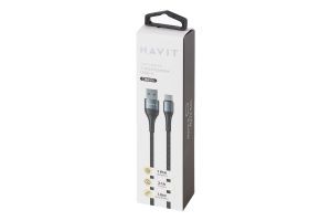 Кабель Havit USB to Type-C black 1м HV-CB651C