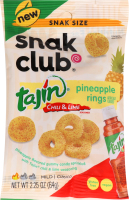 Цукерки Snak Club Tajin зі смаком ананас жувальні