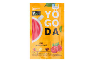 Концентрат напою безалкогольного пастеризований Чай малиновий Yogoda д/п 50г