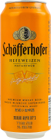 Пиво 0.5л 5% пшеничне нефільтроване Hefeweizen Schofferhofer з/б
