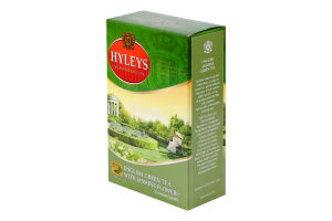 Чай зеленый байховый китайский цельнолистовой English green with jasmine flowers Hyleys к/у 100г
