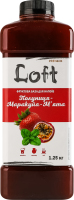 Наполнитель фруктовый пастеризованный Клубника-маракуйя-мята Loft п/бут 1.25кг