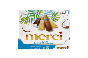 Набір цукерок шоколадних з кокосом Coconut collection Merci к/у 250г