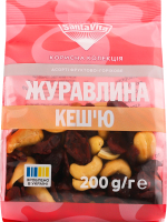 Ассорти фруктово-ореховое Клюква-кешью Полезная коллекция Santa Vita м/у 200г
