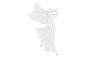 Підвіска Ангел з дудкою Оксамит плас 10*7см 0902-1