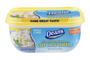 Dean's Cottage Cheese Small Curd With Pineapple