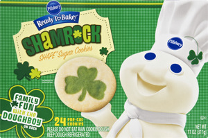 Pillsbury Ready to Bake Shamrock Shape Sugar Cookies