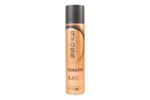 Лак для волосся 3в1 Keratin Syoss 300мл