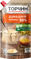 Майонез 50% Домашний Торчин д/п 520г