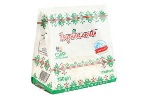 Сир кисломолочний нежирний Український м/у 350г