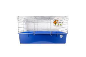 Клітка д/кроликів синя хром 70*45*40см Природа